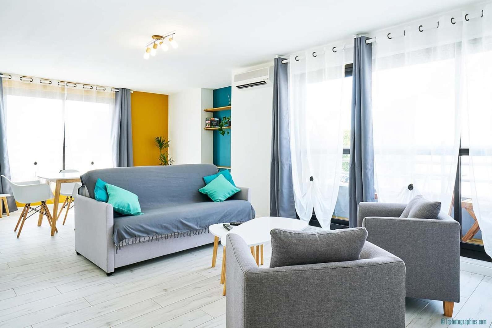 T2 Cosy A 100M De La Plage, Saint-Pierre, Luma Appart المظهر الخارجي الصورة