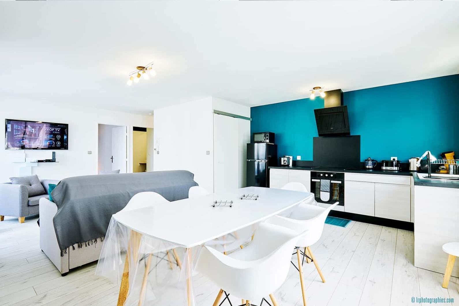 T2 Cosy A 100M De La Plage, Saint-Pierre, Luma Appart المظهر الخارجي الصورة
